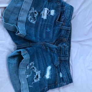 denim shorts